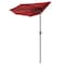Villacera 9ft Half Umbrella, Red 83-OUT5463 - alternate 4